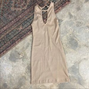 Kendall & Kylie nude sleeveless dress small